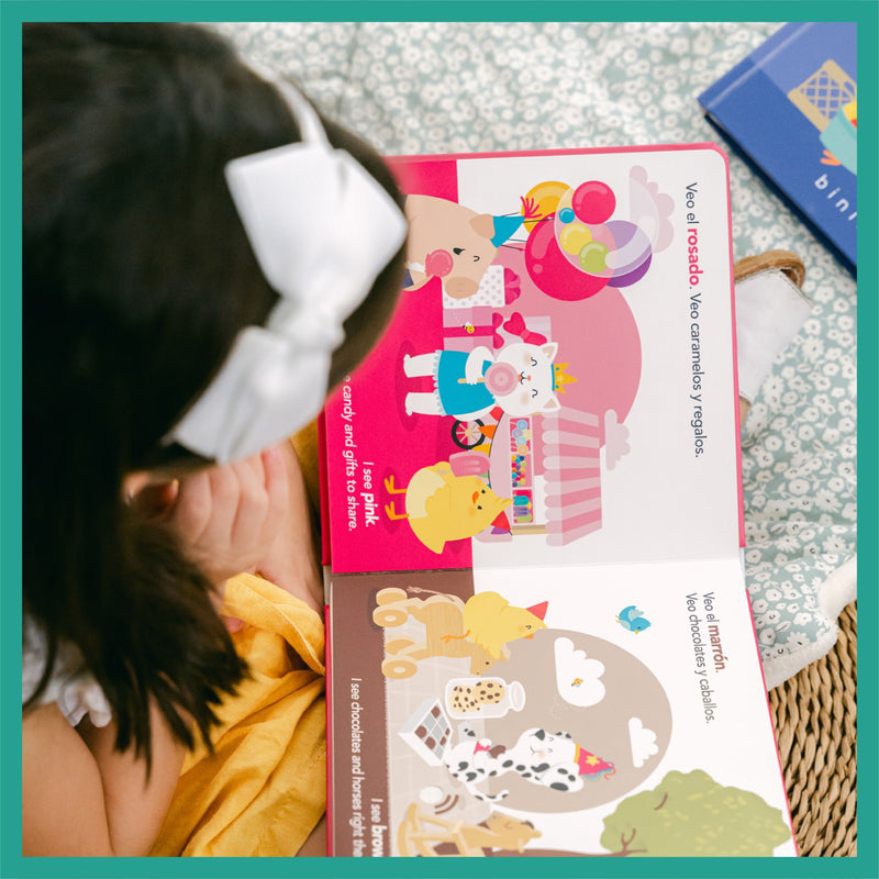 Colors At The Birthday Party Bilingual Musical Book