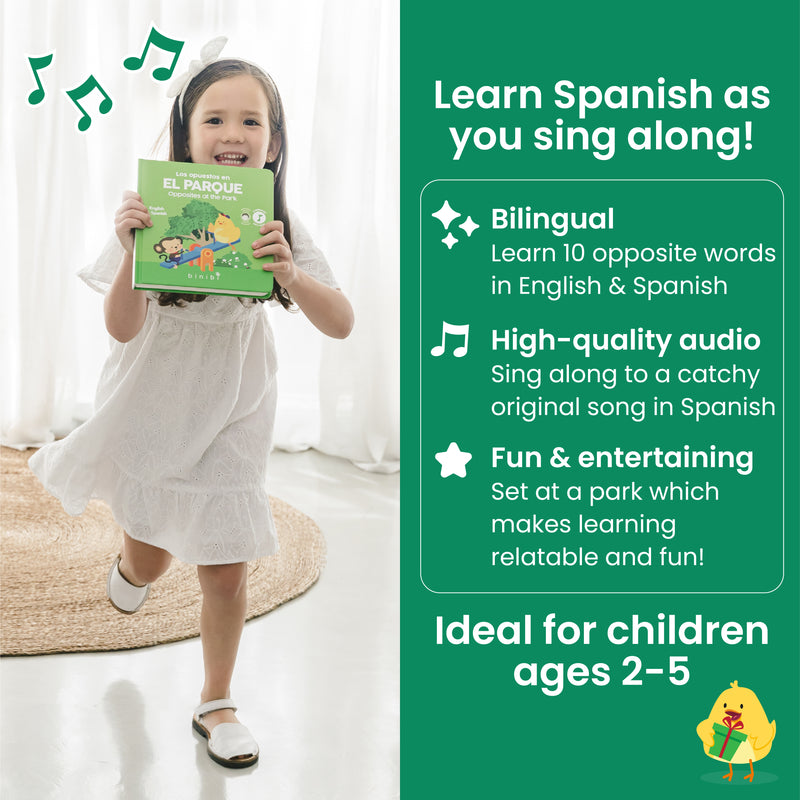 Opposites At The Park Bilingual Musical Book