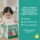Farm Animal Sounds & Names in Spanish: Sound Book for Toddlers