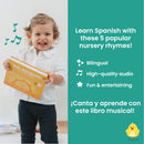 Spanish Nursery Rhymes Musical Book | Includes “Sol Solecito”