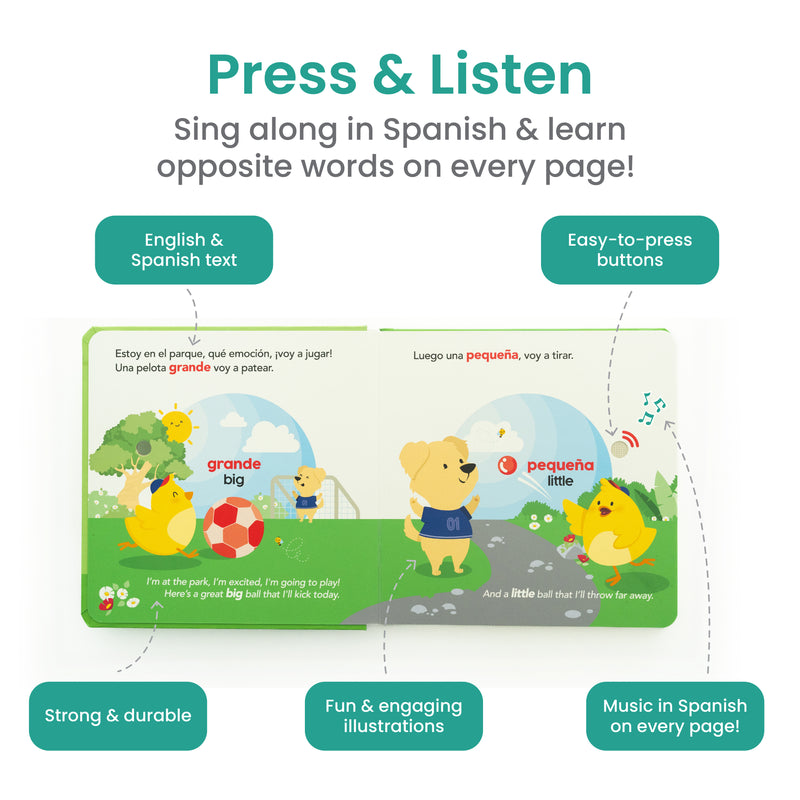 Opposites At The Park Bilingual Musical Book