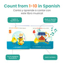 Counting At The Market Bilingual Musical Book