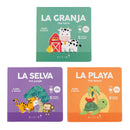 Spanish Animal Sound Book Set (3 Interactive Books)